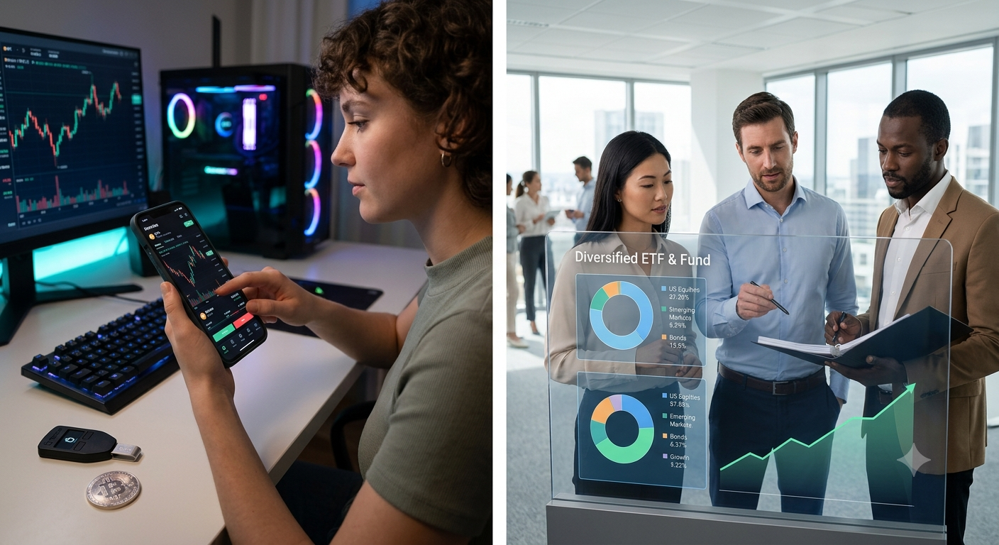 Unser Analystenteam bei der Arbeit – Marktdaten und ETF-Portfolio-Auswertung